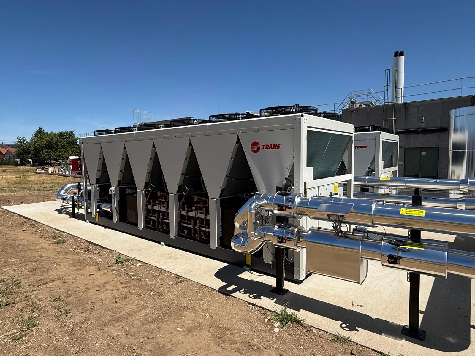 PAC 4 tubes TRANE du Biopôle Clermont-Limagne